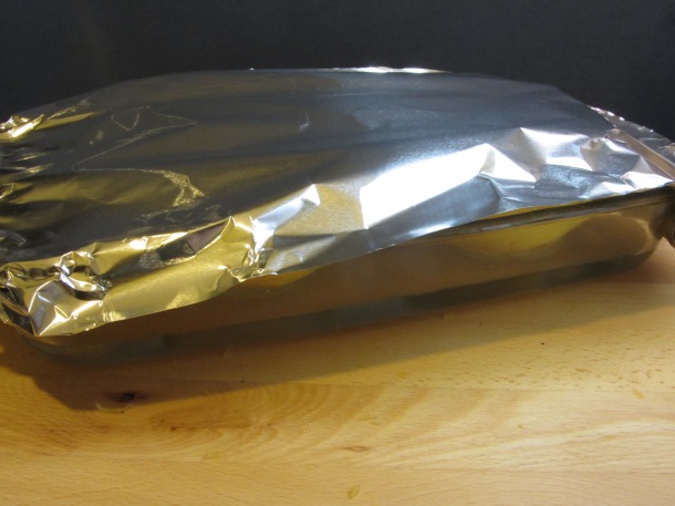 cover with foil